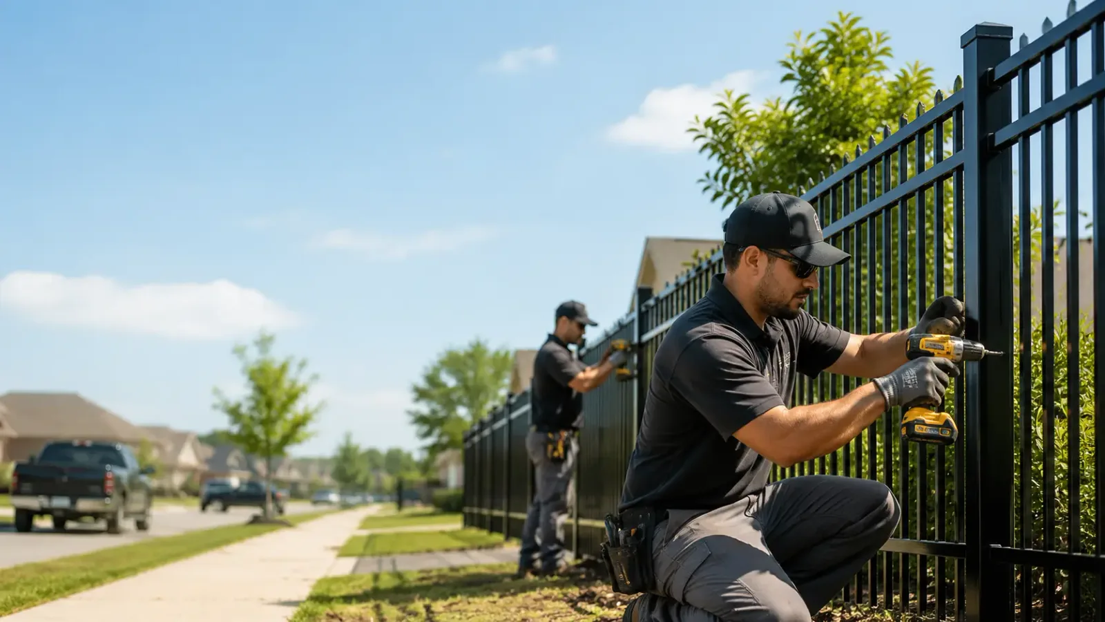 Metal Fence Installation in South Barre, MA